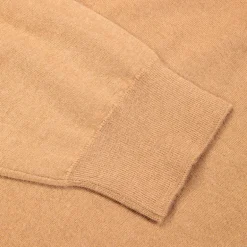 Drumohr Luxury 30G Cashmere Roll Neck Camello