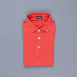 Drumohr Pique Polo Rosso