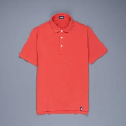 Drumohr Pique Polo Rosso