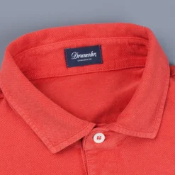 Drumohr Pique Polo Rosso