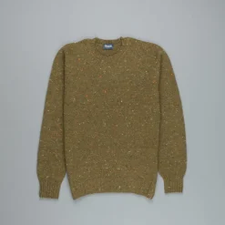 Drumohr Sherwood Crew Neck Donegal Oliva