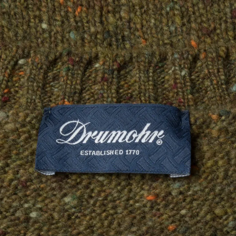 Drumohr Sherwood Crew Neck Donegal Oliva
