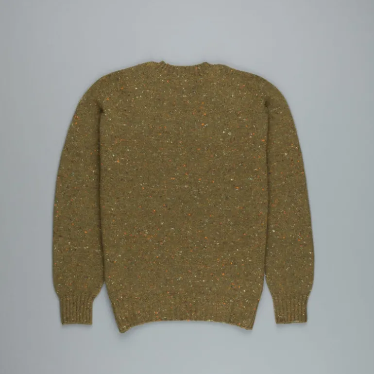 Drumohr Sherwood Crew Neck Donegal Oliva