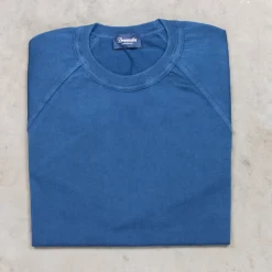 Drumohr Superlight Frost Cotton Sweater Oceano