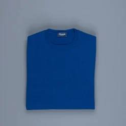 Drumohr Tabor Cashmere Crew Neck Oceano