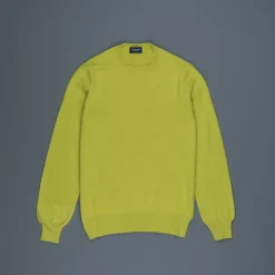 Drumohr Tabor Cashmere Crew Neck Punch Verde