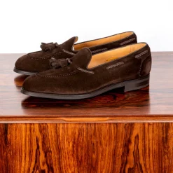 Edward Green Belgravia Espresso Suede on R1 sole