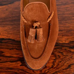 Edward Green Belgravia in Snuff Suede on R1