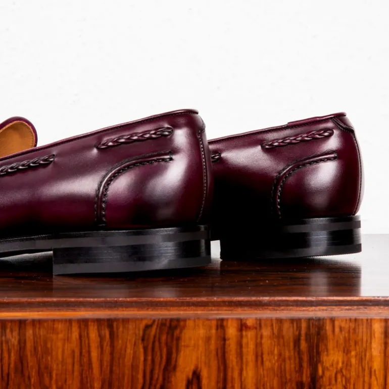Edward Green Belgravia in Nightshade Antique on R1 sole