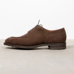 Edward Green Dover in Espresso Suede on Dainite Sole