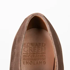 Edward Green Dover in Espresso Suede on Dainite Sole
