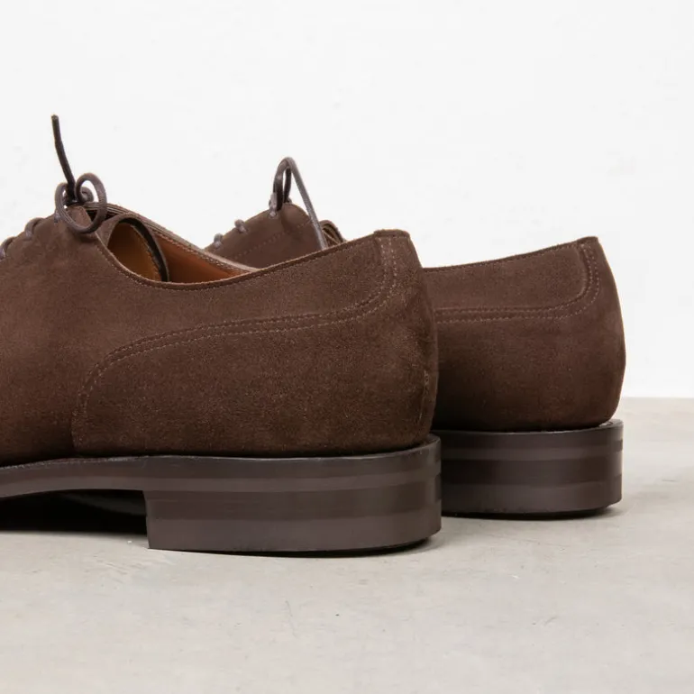 Edward Green Dover in Espresso Suede on Dainite Sole
