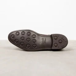 Edward Green Dover in Espresso Suede on Dainite Sole