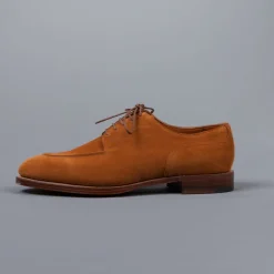 Edward Green Dover Tobacco suede on leather sole