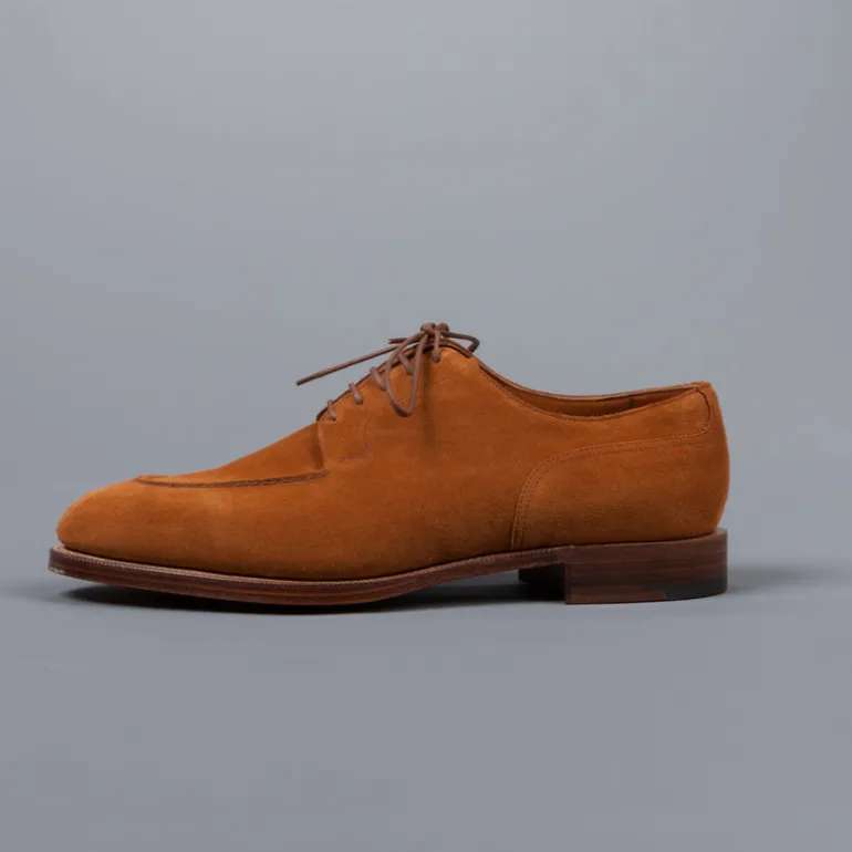 Edward Green Dover Tobacco suede on leather sole