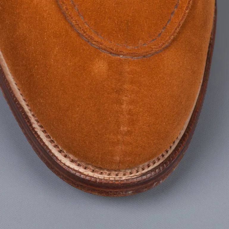 Edward Green Dover Tobacco suede on leather sole