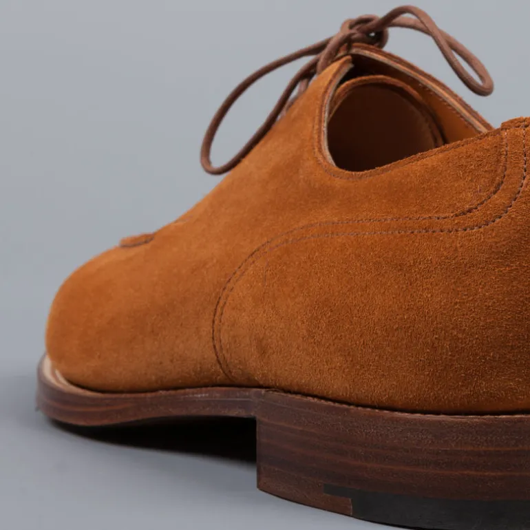 Edward Green Dover Tobacco suede on leather sole