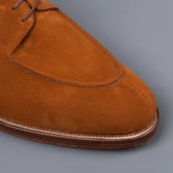 Edward Green Dover Tobacco suede on leather sole