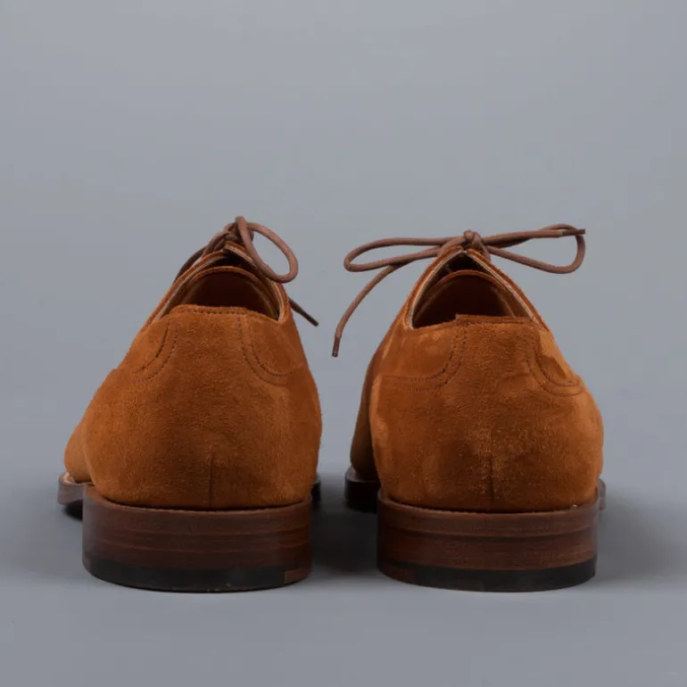 Edward Green Dover Tobacco suede on leather sole