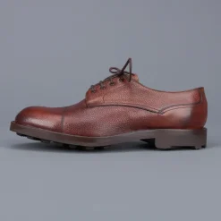 Edward Green Dundee Veldtschoen construction in Rosewood Country calf grain leather last 58