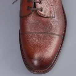 Edward Green Dundee Veldtschoen construction in Rosewood Country calf grain leather last 58