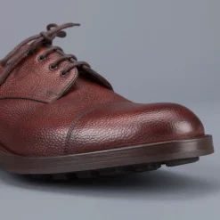 Edward Green Dundee Veldtschoen construction in Rosewood Country calf grain leather last 58