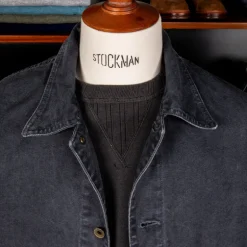 Fullcount 2015 Sulfur Dye Heavy Oxford Chore Jacket Black