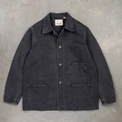 Fullcount 2015 Sulfur Dye Heavy Oxford Chore Jacket Black