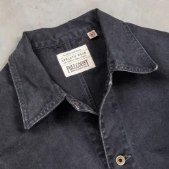 Fullcount 2015 Sulfur Dye Heavy Oxford Chore Jacket Black