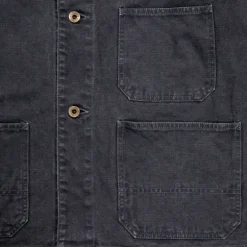 Fullcount 2015 Sulfur Dye Heavy Oxford Chore Jacket Black