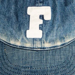 Fullcount Baseball Cap Denim Washed "F"