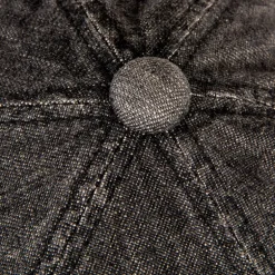 Fullcount Baseball Cap Denim Washed Black 