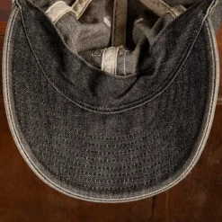 Fullcount Baseball Cap Denim Washed Black 
