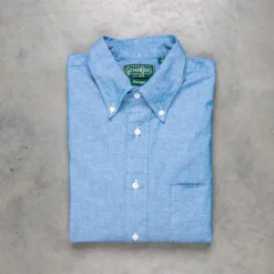 Gitman Vintage Button-Down Shirt Blue Chambray