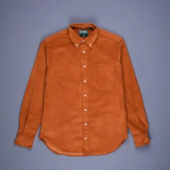 Gitman Vintage cord shirt Tabac