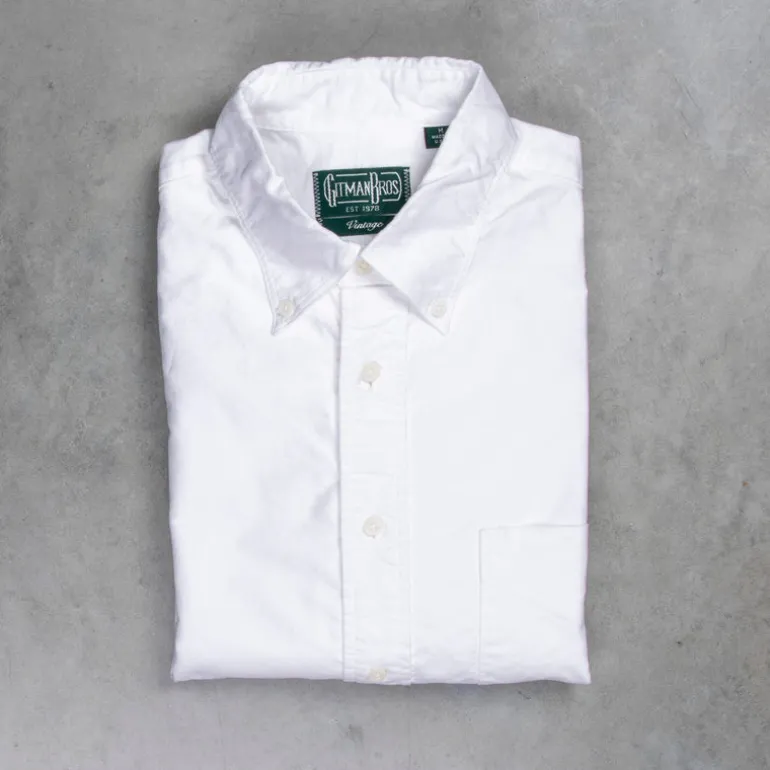 Gitman Vintage Oxford Button-down Shirt White