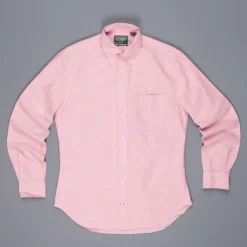 Gitman Vintage oxford button down shirt old pink