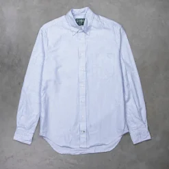Gitman Vintage Oxford Button-down Shirt Blue Striped