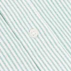 Gitman Vintage oxford button down shirt green striped