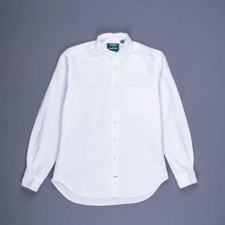 Gitman Vintage x Frans Boone Brushed white selvedge oxford