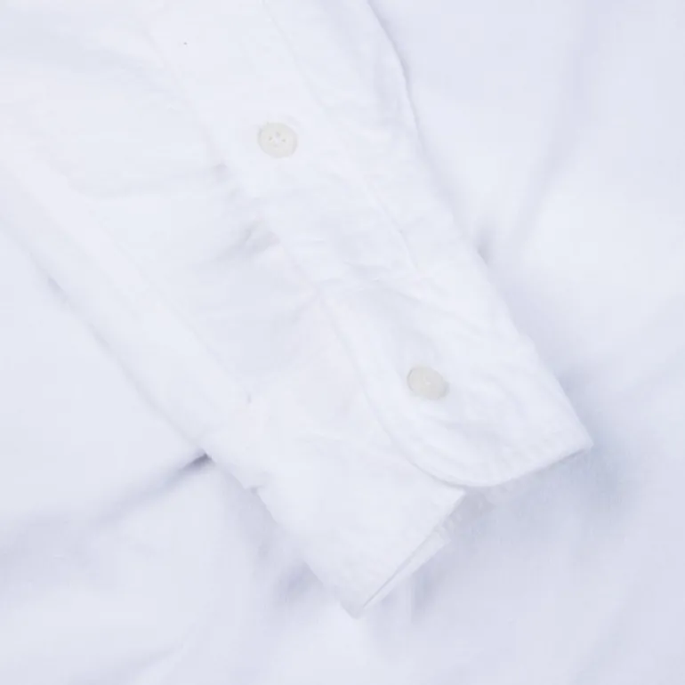 Gitman Vintage x Frans Boone Brushed white selvedge oxford