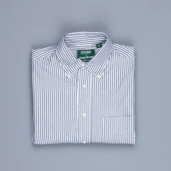 Gitman Vintage x Frans Boone Japanese woven bengal stripe navy