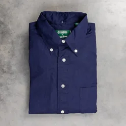Gitman Vintage x Frans Boone Navy Poplin