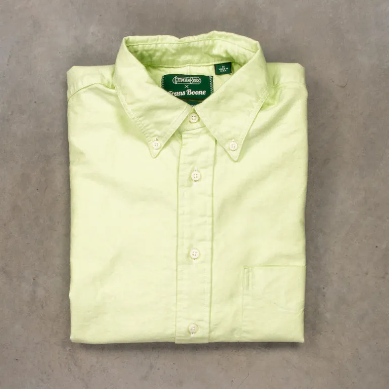 Gitman Vintage x Frans Boone Japanese Oxford Light Green