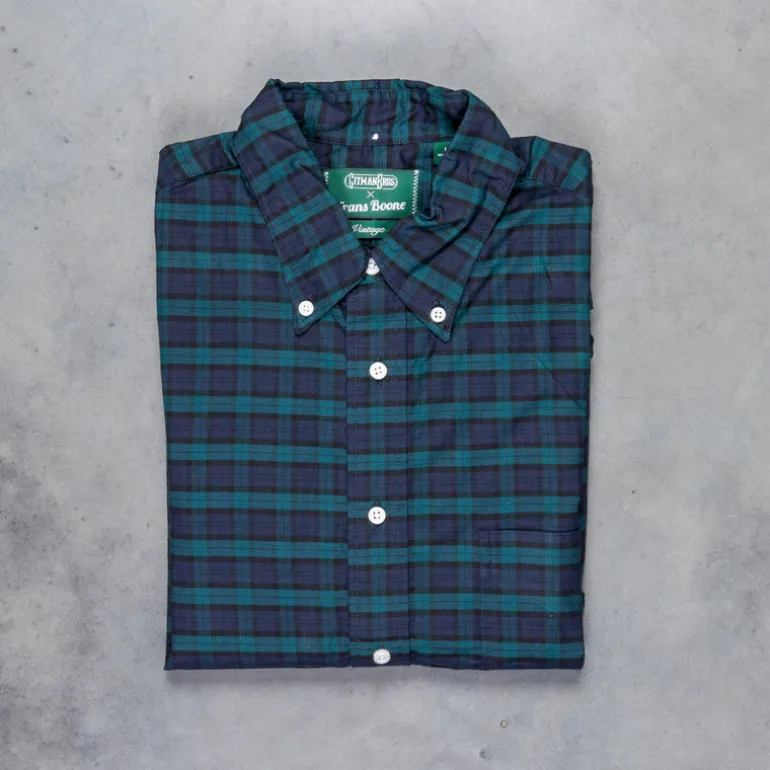 Gitman Vintage x Frans Boone Blackwatch Oxford - Noah