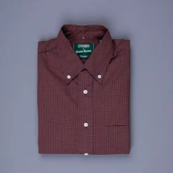 Gitman Vintage x Frans Boone Poplin Check Harissa - Alex