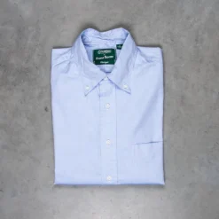 Gitman Vintage x Frans Boone 80/2 japanese yarndyed oxford blue