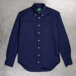 Gitman Vintage x Frans Boone Navy Poplin