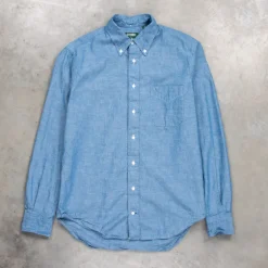Gitman Vintage x Frans Boone Japanese Chambray Blue