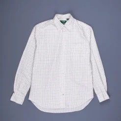 Gitman Vintage x Frans Boone Japanese woven twill tattersal red black